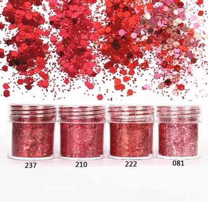 Se ofrecen mezclas personalizadas de chunky glitter para productos de poliéster a granel
