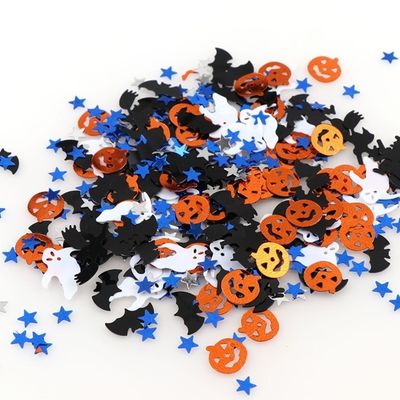 Agregue un poco de diversión a su colección de juguetes con colorida mezcla de brillo de estrellas calabazas fantasmas brujas sombrero murciélago Halloween formas