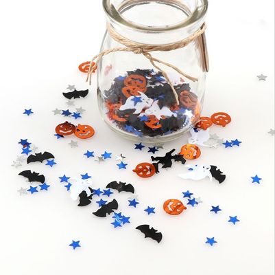 Agregue un poco de diversión a su colección de juguetes con colorida mezcla de brillo de estrellas calabazas fantasmas brujas sombrero murciélago Halloween formas