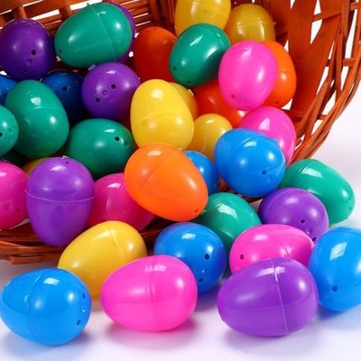 Huevos personales de Pascua de 6 cm con juguetes dentro 2025 Set de regalo de Pascua de plástico rellenable