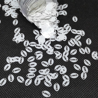 Crear una impresionante pantalla de la Liga Nacional de Fútbol con 6mm Bulk Glitter en forma de Rugby