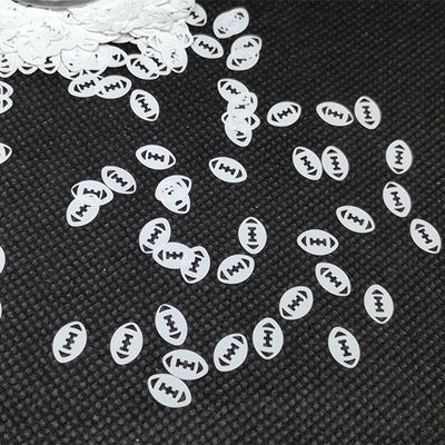 Crear una impresionante pantalla de la Liga Nacional de Fútbol con 6mm Bulk Glitter en forma de Rugby