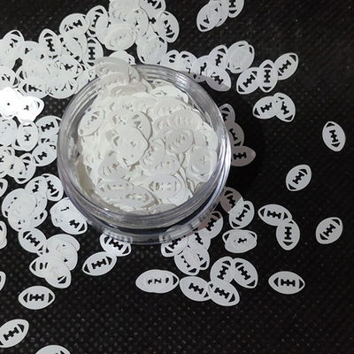 Crear una impresionante pantalla de la Liga Nacional de Fútbol con 6mm Bulk Glitter en forma de Rugby