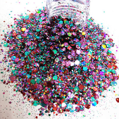 Miles de opciones ofrecidas Brillo Forma Chunky Brillo 1 kilo de cada brillo para la celebración de Navidad