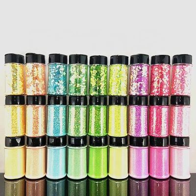Fabricación de 1 kg de polvo de brillo extra fino resistente a los solventes ácidos y alcalinos habituales