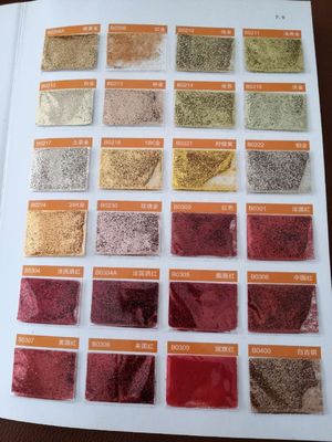 Fabricación de 1 kg de polvo de brillo extra fino resistente a los solventes ácidos y alcalinos habituales