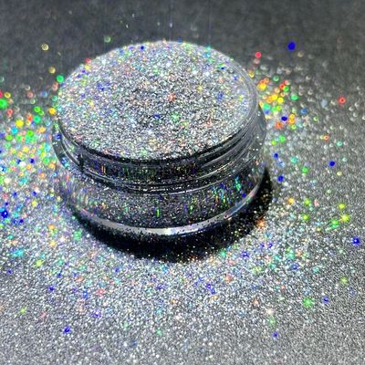 Agregue un poco de brillo a su arte con estilo flash brillo arte fino polvo de brillo holográfico