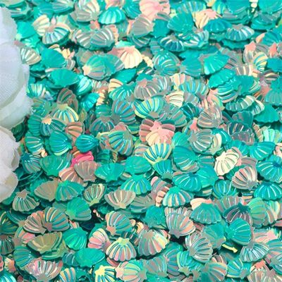 Miles de opciones ofrecidas conchas de mar Sequin conchas de mar en forma de diseño de arte