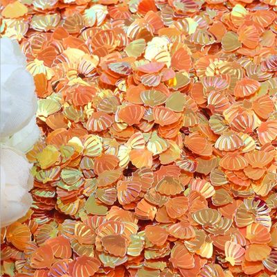 Miles de opciones ofrecidas conchas de mar Sequin conchas de mar en forma de diseño de arte