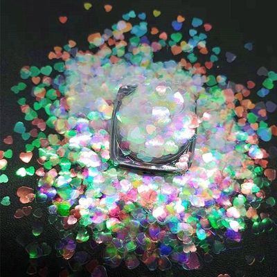 Corazón Brillante Día de San Valentín Corazón Amante Confeti Salpicaduras Mezclas Grandes Pequeñas Forma de Corazón para el Casamiento Suministros de Reunión