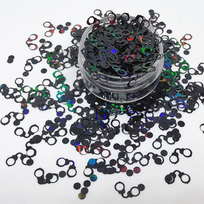 Color personalizado Glitter Formas de arena movida Esposas y estetoscopio Sequin Día del Padre Oportunidad de Glitter Artesanía personalizada