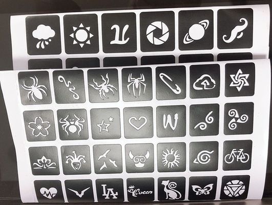 Conjunto de tatuajes de brillo ecológicos para la ocasión de Diwali No tóxico e hipoalergénico