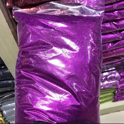 1 kg de bolsas de embalaje a granel Glitter fino y trozo en múltiples colores de PET ecológico para la aplicación de polvo de glitter de poliéster