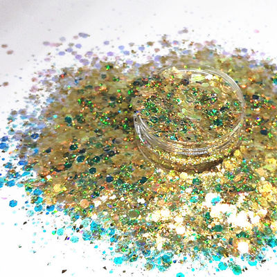 Mix Glitter Demonio de pupilas y confeti Sequins Ultrafin Mix Glitters 3D Decoración de arte de uñas para la ocasión de Navidad