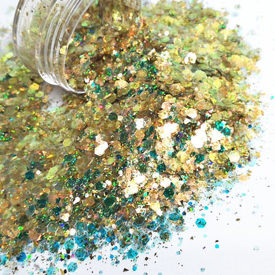 Mix Glitter Demonio de pupilas y confeti Sequins Ultrafin Mix Glitters 3D Decoración de arte de uñas para la ocasión de Navidad