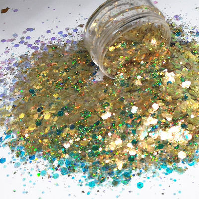 Mix Glitter Demonio de pupilas y confeti Sequins Ultrafin Mix Glitters 3D Decoración de arte de uñas para la ocasión de Navidad