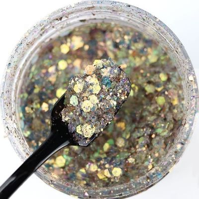 Método de impresión 1 Color Chunky Glitter Mix Bulk Evil Spirit Glitter para mezclas de tumbler y ojos