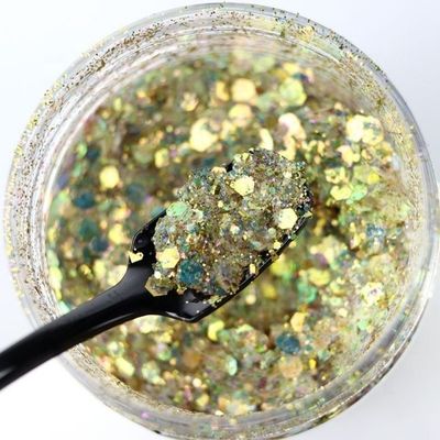 Método de impresión 1 Color Chunky Glitter Mix Bulk Evil Spirit Glitter para mezclas de tumbler y ojos