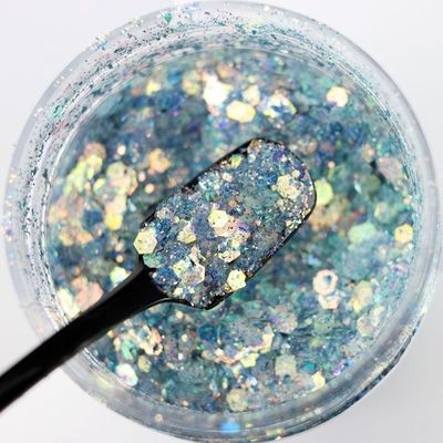 Método de impresión 1 Color Chunky Glitter Mix Bulk Evil Spirit Glitter para mezclas de tumbler y ojos