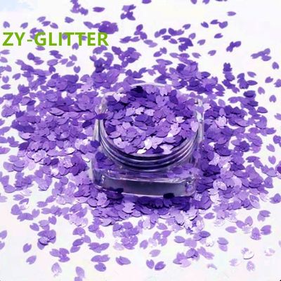 Impresión de corte a presión en forma de brillo en forma de mate Poly pétalos de flores en forma de brillo Perfecto para decoraciones de mesa de boda