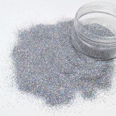 Objetivo de los compradores Holográfico Holograma de Plata Laser Polvo de Brillo en Varios Tonos de Rojo