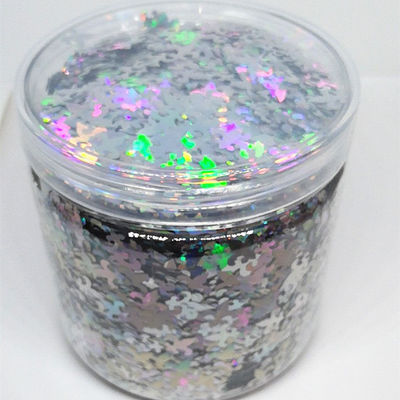 Ocasiones especiales Glitter Shaker con hoja de polvo de brillo listo para el envío y muestra gratuita