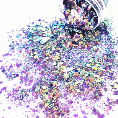 OEM / ODM Sí. Proporcionamos OEM Camaleón Políester Chunky Cuerpo de uñas Camaleón Chunky Mix Sequins Brillo