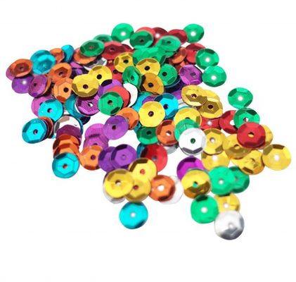 365 colores sueltos redondos y circulares paneles de PVC para bodas Fiestas Tejido Decoración de bodas Decoraciones de bodas a granel Envasado en una caja de dulces