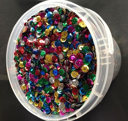 365 colores sueltos redondos y circulares paneles de PVC para bodas Fiestas Tejido Decoración de bodas Decoraciones de bodas a granel Envasado en una caja de dulces