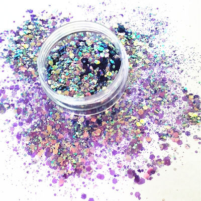 OEM / ODM Sí. Proporcionamos OEM Camaleón Políester Chunky Cuerpo de uñas Camaleón Chunky Mix Sequins Brillo