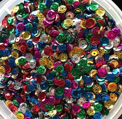 365 colores sueltos redondos y circulares paneles de PVC para bodas Fiestas Tejido Decoración de bodas Decoraciones de bodas a granel Envasado en una caja de dulces