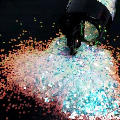 Oportunidad de Navidad Iridescencia Brillo Bulk Polvo de brillo fino para poliéster suelto Brillo artesanal en una variedad de colores