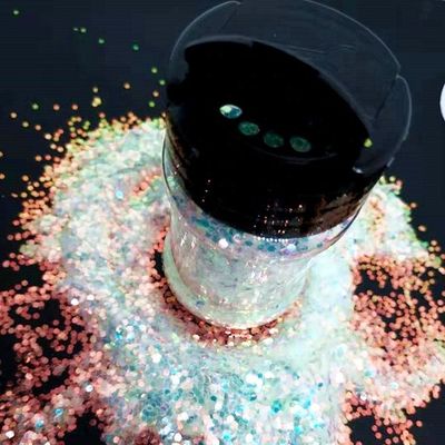 Oportunidad de Navidad Iridescencia Brillo Bulk Polvo de brillo fino para poliéster suelto Brillo artesanal en una variedad de colores