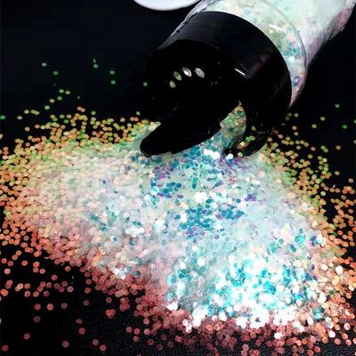 Oportunidad de Navidad Iridescencia Brillo Bulk Polvo de brillo fino para poliéster suelto Brillo artesanal en una variedad de colores
