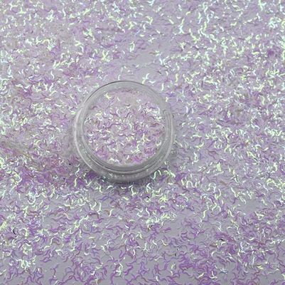 Polyester Peanut Ccanel Glitter Forma Yiwu Zy Webbing Muñeco de nieve Sequin Revestimiento de resina Artesanía de uñas para fiesta de fiesta