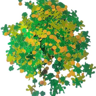 Eventos de fiesta del día de San Patricio Suministros de camarones Confeti de mesa en forma de sombrero de trébol de suerte para decoración con tema irlandés