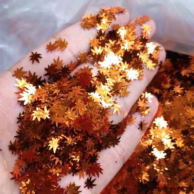 Listo para el envío Decoraciones navideñas personalizadas de hojas de brillo y guirnalda Diy Función OEM Flashing lento