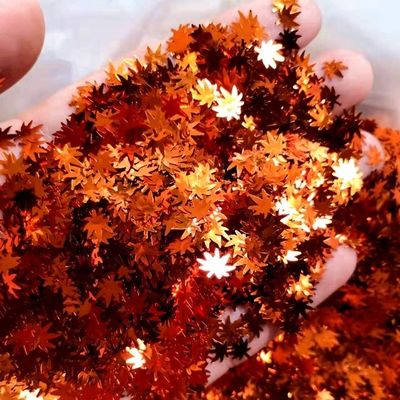 Listo para el envío Decoraciones navideñas personalizadas de hojas de brillo y guirnalda Diy Función OEM Flashing lento