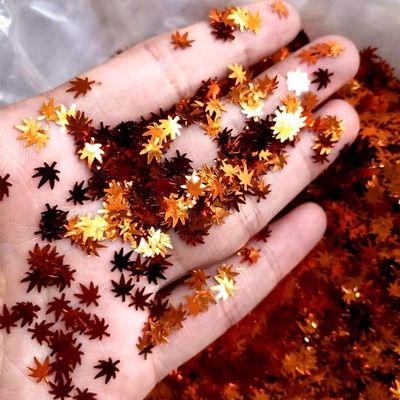 Listo para el envío Decoraciones navideñas personalizadas de hojas de brillo y guirnalda Diy Función OEM Flashing lento