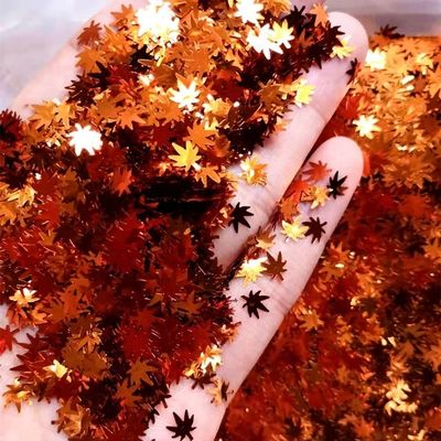 Listo para el envío Decoraciones navideñas personalizadas de hojas de brillo y guirnalda Diy Función OEM Flashing lento