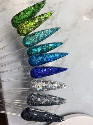 Navidad Chunky Glitter Glitter personalizado mezcla bolsas de libra de Chunky Glitter Gran cantidad de cuerpo y ECO amigable OEM / ODM Sí a granel