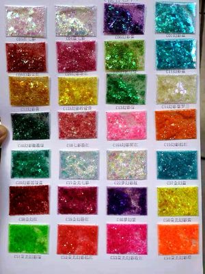 Navidad Chunky Glitter Glitter personalizado mezcla bolsas de libra de Chunky Glitter Gran cantidad de cuerpo y ECO amigable OEM / ODM Sí a granel