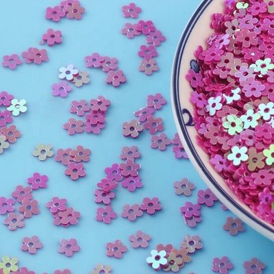 Materiales de PET Sequin Embroidery aplicado para festivales Bodas Fiestas-Proveedores artesanales de moda-función multifuncional