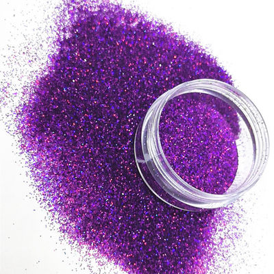 Glitter fino poliéster holográfico PET irisante a granel de color mixto Chunky Glitter para resina epoxi Tumbler ventaja de las uñas