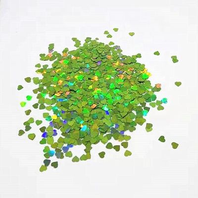 Glitter en forma de corazón brillante decorar la fiesta de bodas en el hogar de moda PVC poliéster estrellas foil luces número estilo suministros de brillo