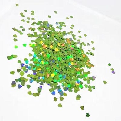 Glitter en forma de corazón brillante decorar la fiesta de bodas en el hogar de moda PVC poliéster estrellas foil luces número estilo suministros de brillo