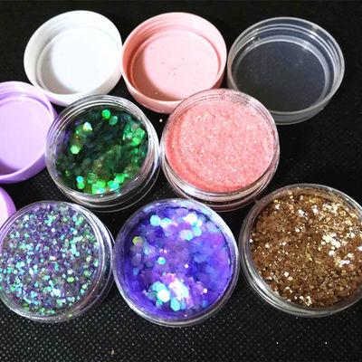 Cosmético personalizado polvo de oro de polvo muestreo gratuito con 365 colores personalizado y personalizado