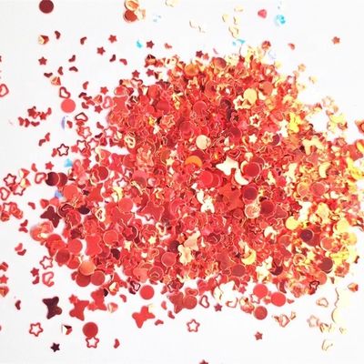 Mezclas multifuncionales Sequins Rosa Mariposa Puntos Brillante Corazón Abierto Estrellas Abiertas Luna Diamante para versátil y creativo
