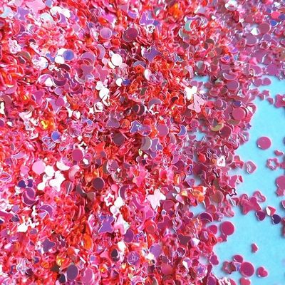Mezclas multifuncionales Sequins Rosa Mariposa Puntos Brillante Corazón Abierto Estrellas Abiertas Luna Diamante para versátil y creativo
