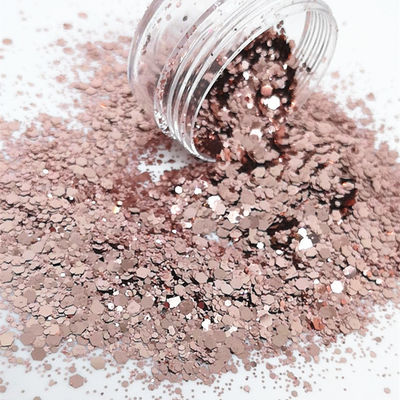 Glitter estilo rosa oro cuerpo grueso cosmético brillo para la decoración del hogar en el hotel restaurante banquete